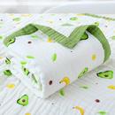 六层包边110*150cm±5cm纯棉长方形成人洗澡纱布浴巾青年学生加大