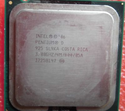 台式机CPU Intel奔腾D 925 3.0ghz/4M/800 PD925 lag775针双核心