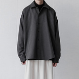 2025秋款轻熟风男竖条纹长袖衬衫高级感外套DS94-P68，男装衬衫，星座1017-1