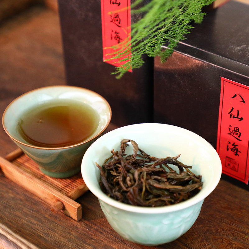 八仙过海凤凰单丛中的姣姣者老枞单枞茶浓香型醇香蜜韵乌龙茶罐装
