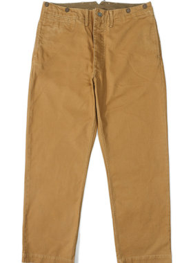 啊R Buckle-Back Field Chino Pants复古斜纹巴黎扣男款长裤