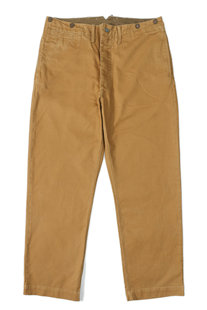 Field Chino Pants复古斜纹巴黎扣男款 啊R 特价 Back 长裤 Buckle