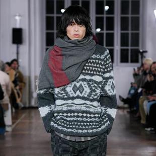 PATTERN民族风科技羊毛混纺毛衣 NAVAJO 高端山系白山 24秋冬狠货