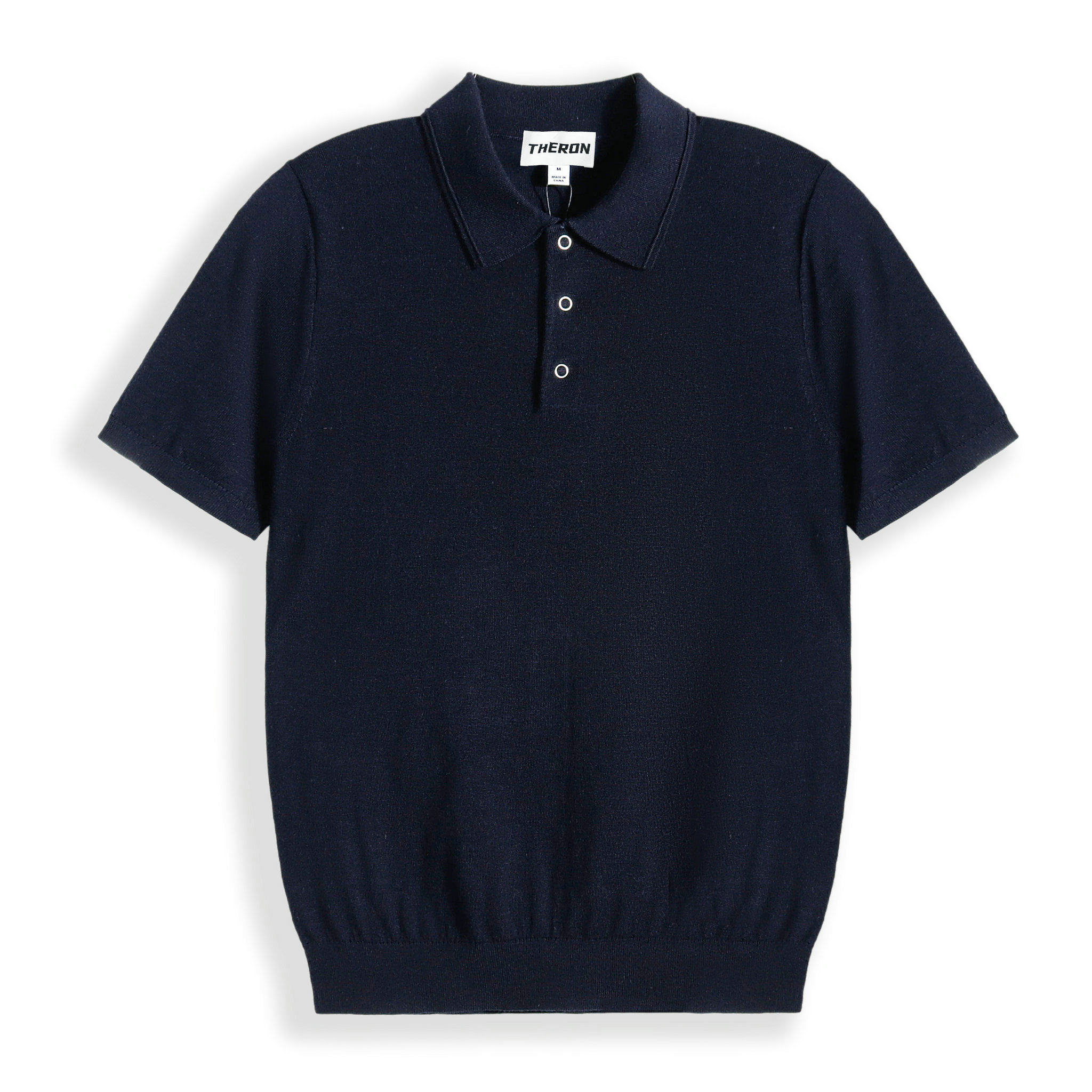 英伦轻奢 RShort-sleeve knit polo shirt男款短袖翻领针织衫
