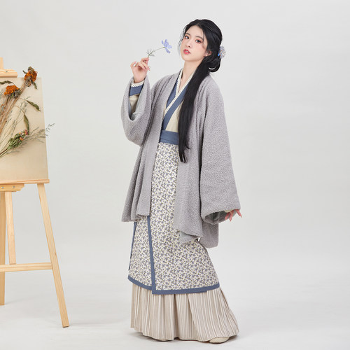 织造原创汉服宋制海棠