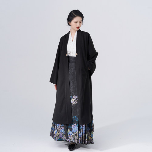 织造司秋冬早雾毛呢百搭外套