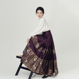 短衫 国风大典飞机袖 仿妆花马面裙女日常 四鹿 织造司原创明制汉服