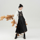 落金乌织造司原创明制汉服立领衬衫 背心马甲背带连衣裙八分马面裙