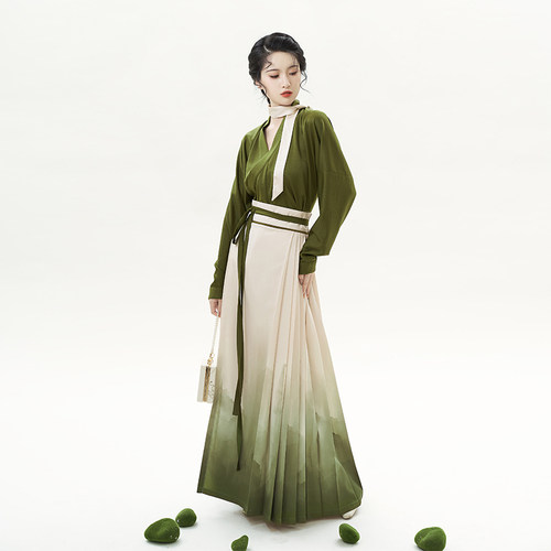 织造司原创明制汉元素汉服捻茶