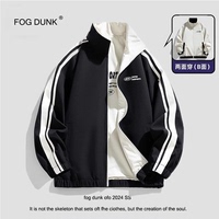 FOG DUNK双面穿夹克秋季新款美式两面穿运动外套男女同款百搭上衣
