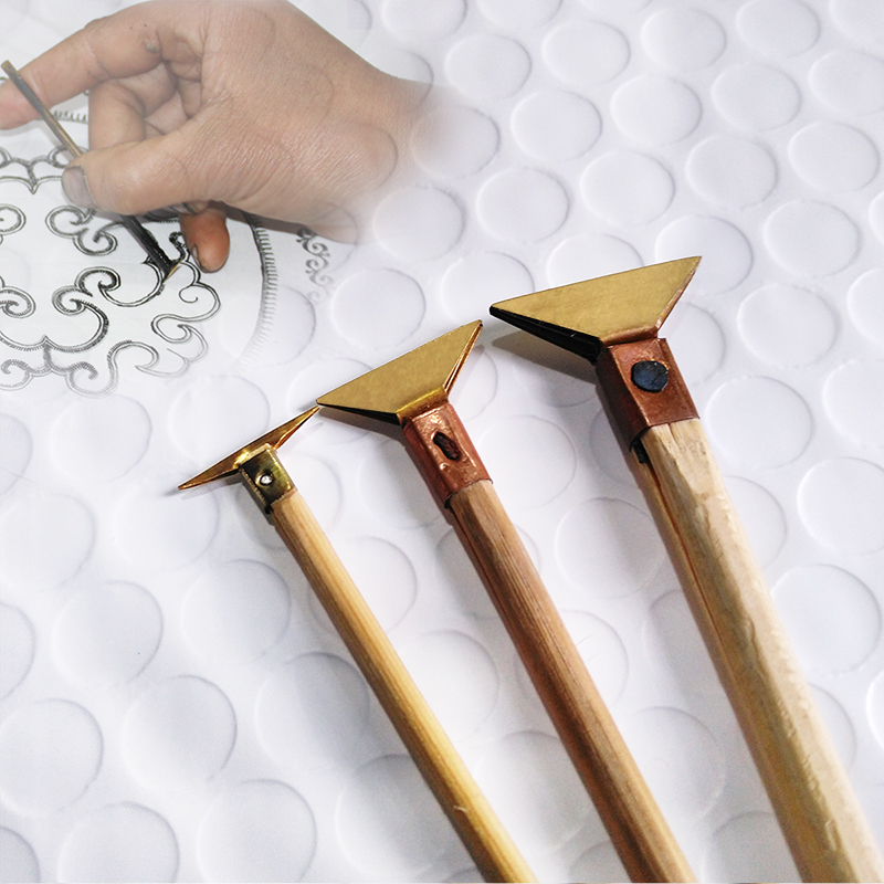 贵州苗族蜡染超精细蜡染刀套装