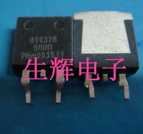 全新进口双向可控硅BT137B-500G晶闸管BT137B500G 贴片TO-263封装 电子元器件市场 晶闸管/可控硅 原图主图