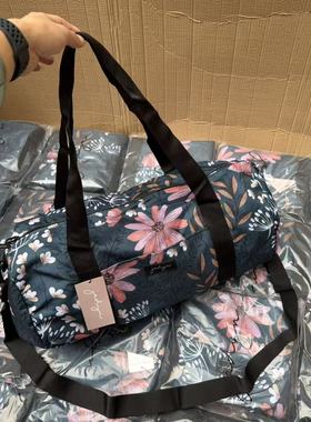 限量几十个！官网售RMB300+！出口外贸单~ 花卉防水牛津布旅行包