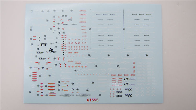 RG 1/144  ZGMF X20A STRIKE FREEDOM 强袭自由突击高达  水贴纸