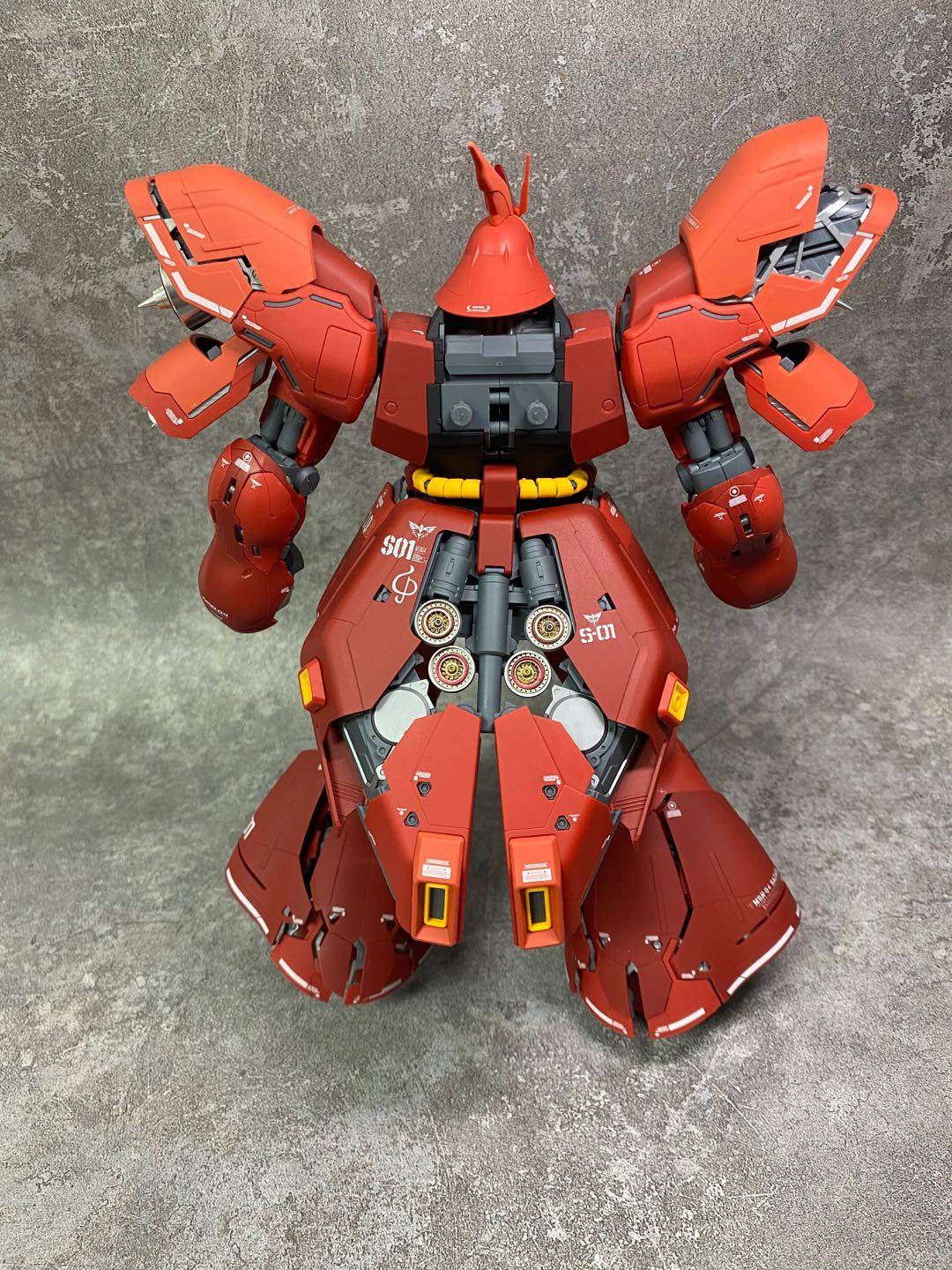 ka sazabi卡版沙扎比 mg沙扎比卡牛c9豪华金属大喷口改件