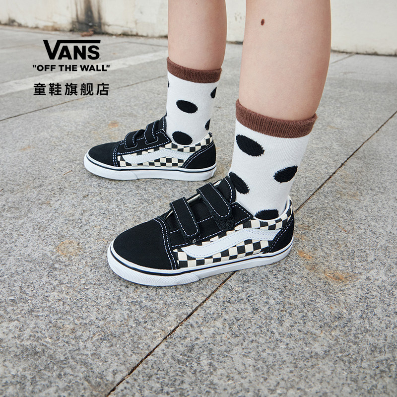 vans小童魔术贴宝宝鞋官方图片