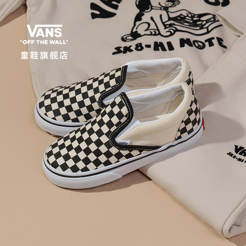 vans小童经典款低帮帆布鞋
