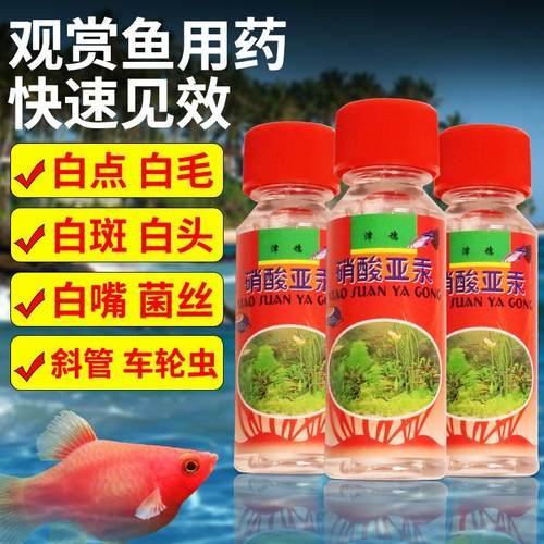 硝酸亚汞水剂观赏鱼治疗