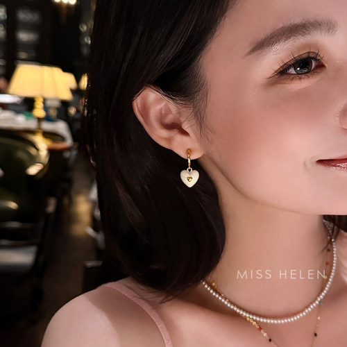 甜系少女心耳钉硅胶耳夹女