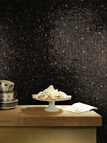 Ретро черная золотая звезда кварцевая стеклянная мозаичная плитка плитка для ванной комнаты кухня ресторан гостиная гостиная балкона настенная плитка