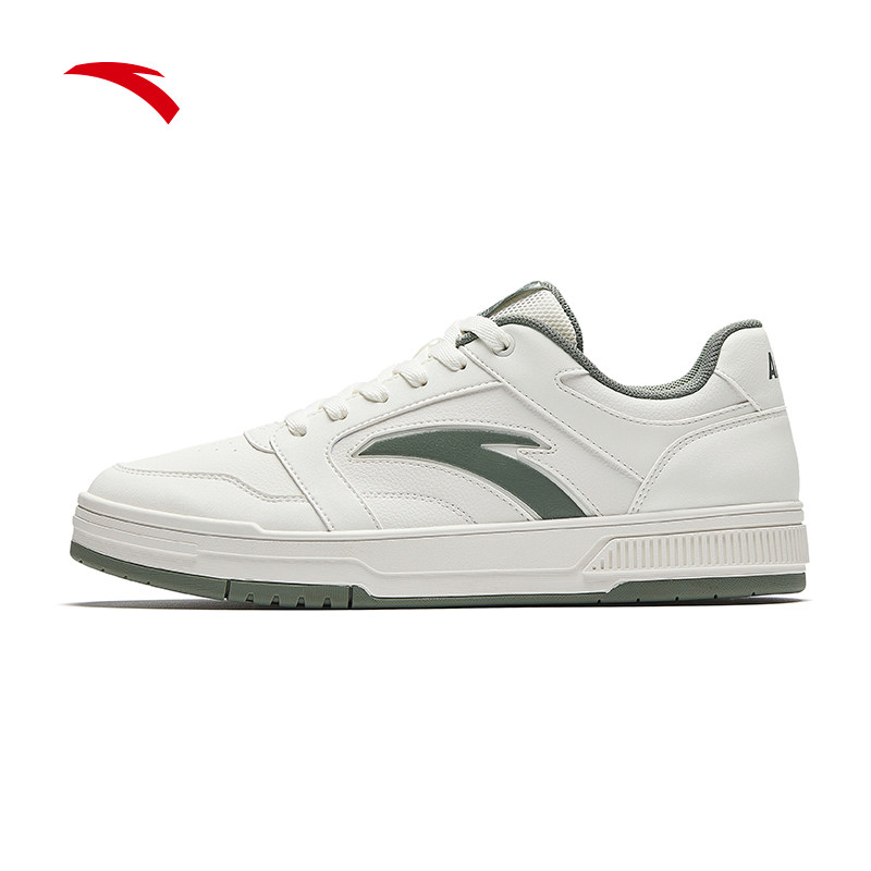 安踏百川丨耐磨百搭防滑板鞋2026年新款男鞋女鞋防泼水运动休闲鞋