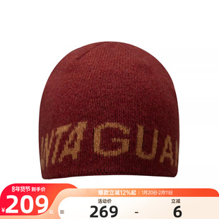 安踏冠军旅行春季羊毛针织帽立体柔软保暖瓜皮帽毛线帽192540532