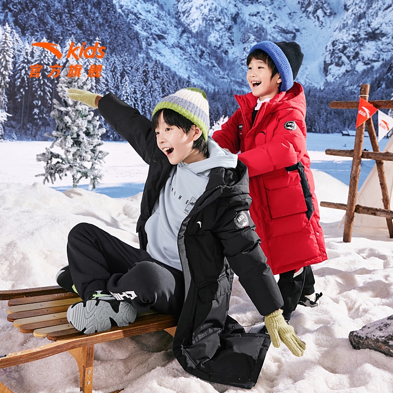 儿童长羽绒服男童中大童