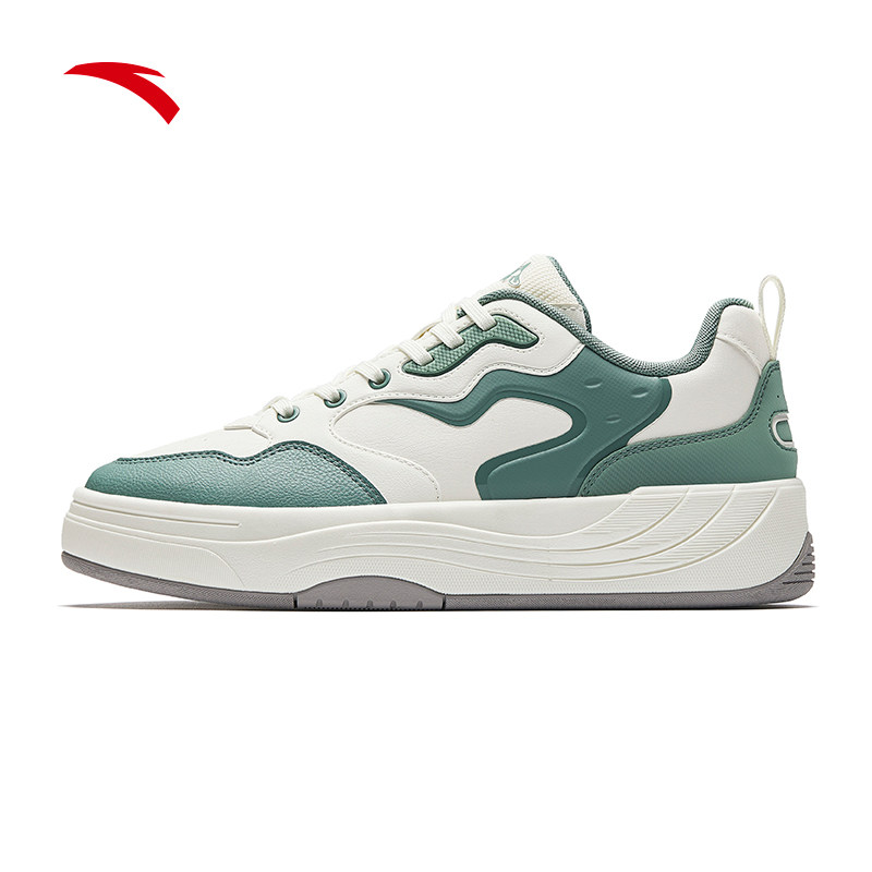 安踏PG7板鞋丨男子春季平底潮流运动鞋男鞋时尚增高耐磨休闲鞋子