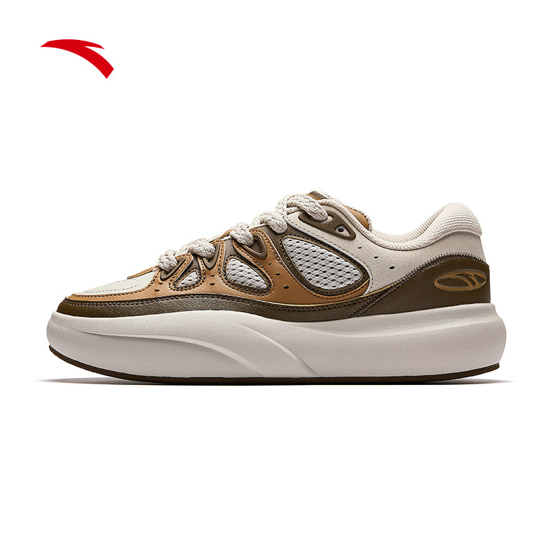 安踏板鞋男款情侣春季新款厚底增高个性潮流休闲鞋112548074