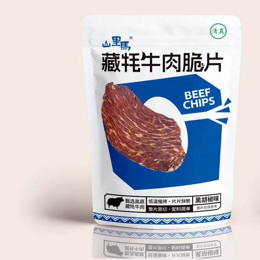 甘肃兰州山里马甘南特产牦牛脆片休闲零食25g