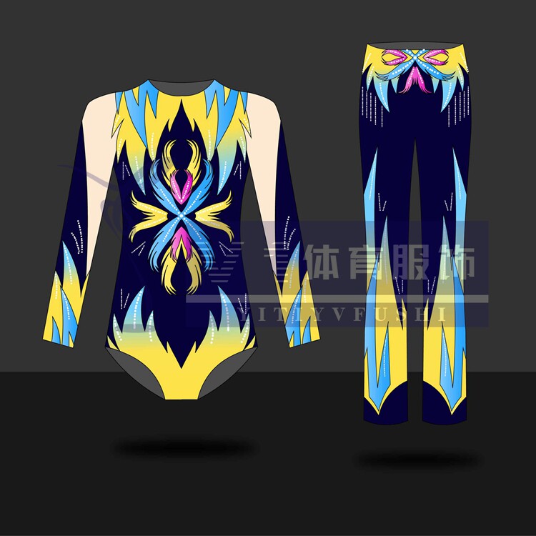儿童搏击操花球操 篮球操 健身操体操团体健美操比赛专用服装