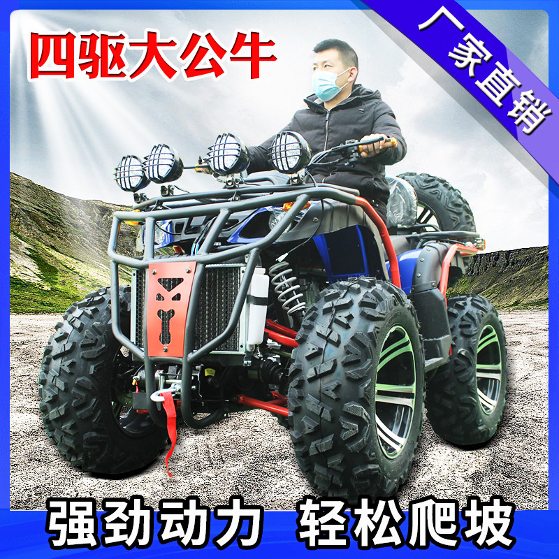 全时四驱山地越野车全地形越野摩托车350CC大公牛山地车