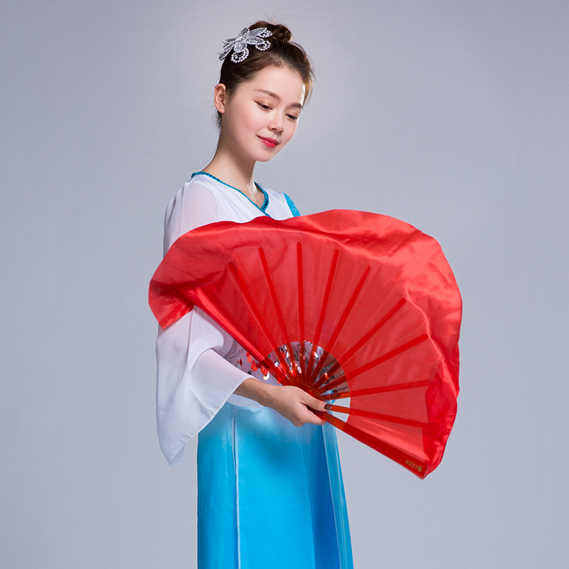 木兰扇儿童成人跳舞歌舞蹈塑料