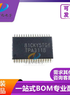 全新原装 TPA3118D2DAPR HTSSOP-32贴片 单声道D类音频放大器芯片