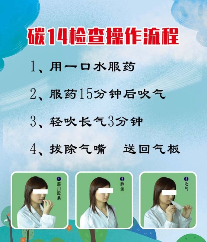 m769碳c14检查操作流程图解示意图上墙贴纸挂画写真海报印制1992