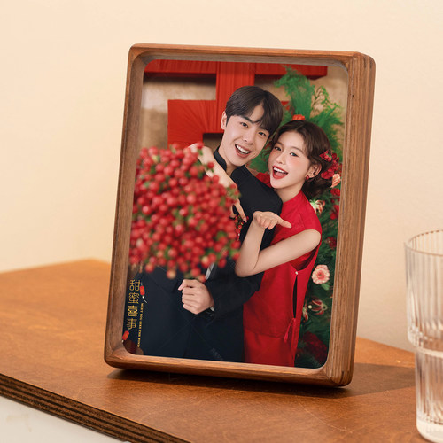 相框摆台高级感定制diy冲印手绘