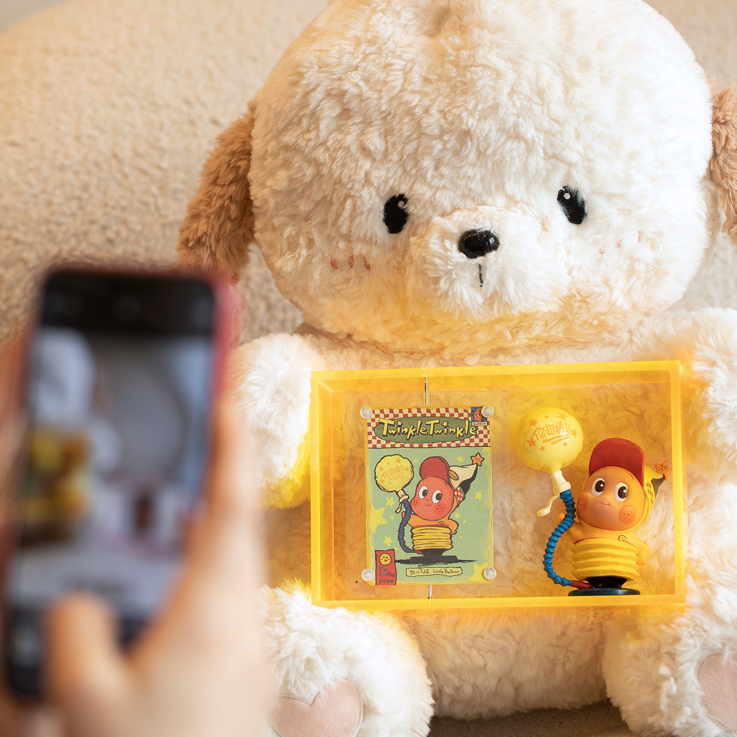 身份卡盲盒手办展示框中空亚克力