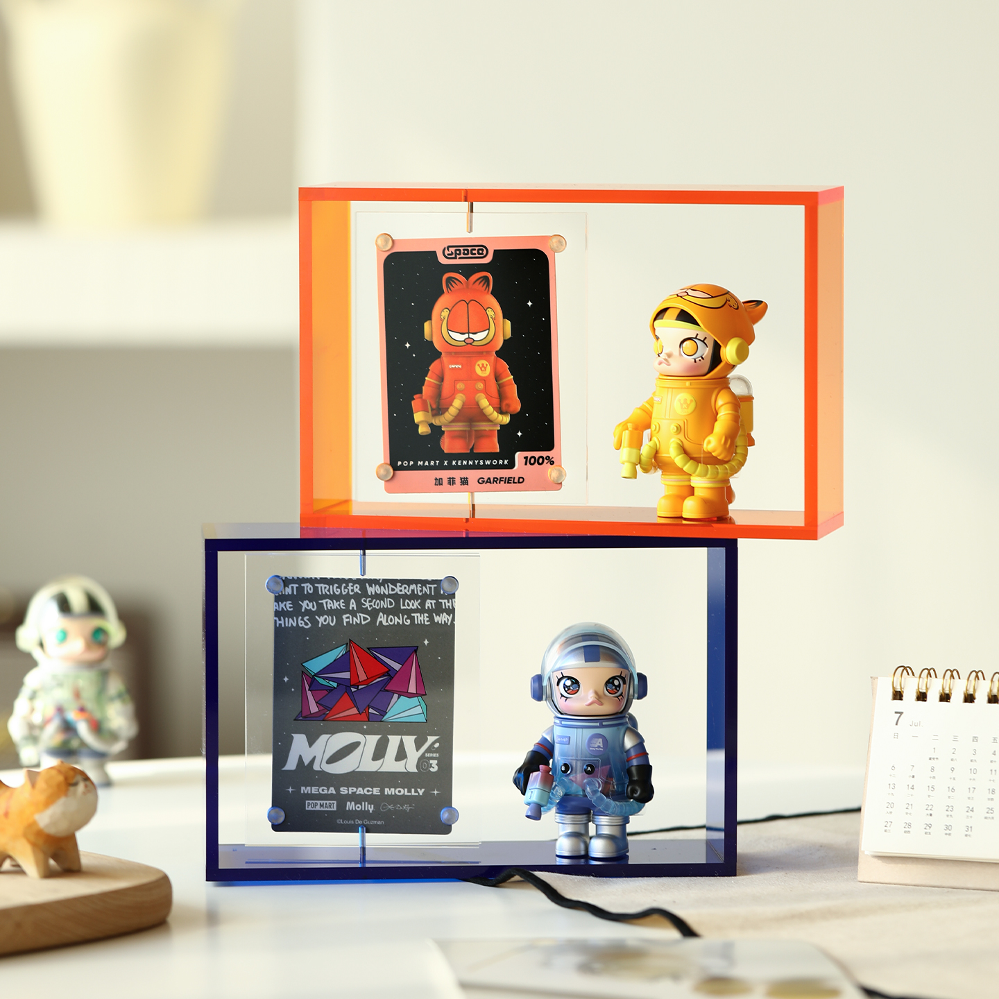 磁吸身份卡盲盒手办展示框亚克力