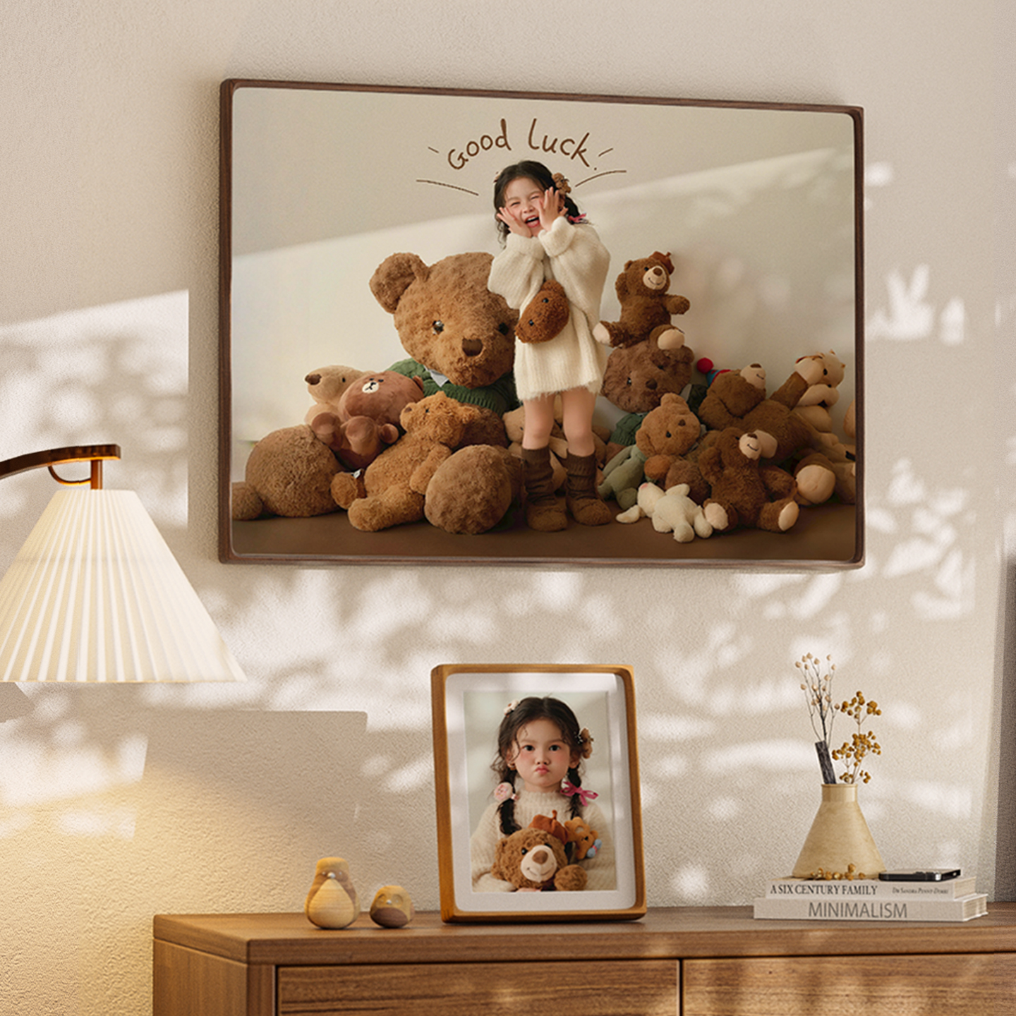 婚纱照挂墙画框宝宝亲子照全家福