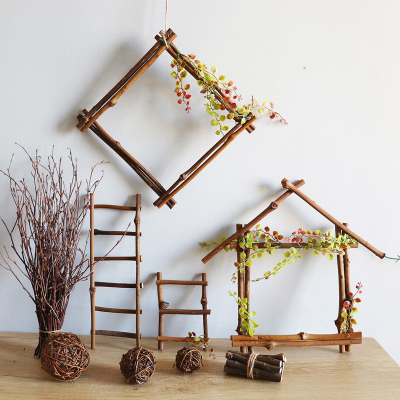 树枝拍摄道具幼儿园装饰品森系