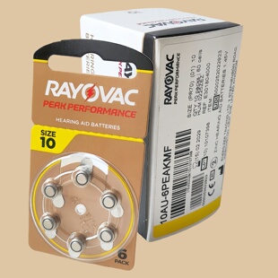 英国进口RAYOVAC雷特威电池10号助听器电池A10峰力瑞声达电子PR70