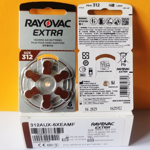 RAYOVAC雷特威电池312