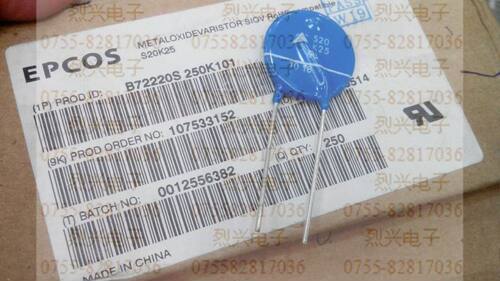 B72220S 250K101 进口原装正品EPCOS 压敏电阻 S20k25