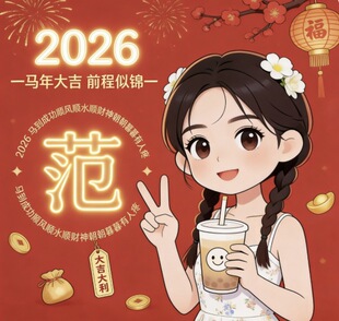 2026定制卡通手绘头像漫画人物形象设计情侣肖像画真人照片转约稿