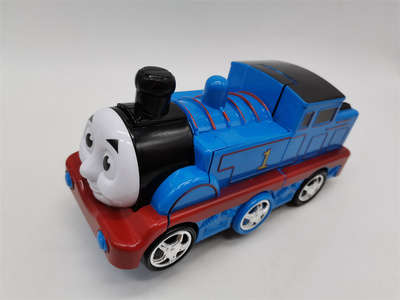 小火车电动万向旋转自动变形