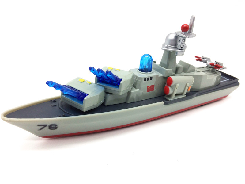 正品儿特爱海军系列战舰驱逐舰舰艇军事海军合金模型益智儿童玩具