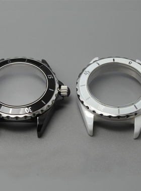 悠闲小栈适配雷迈REIMAH表壳J12手表配件陶瓷手表配件 外壳 表盘