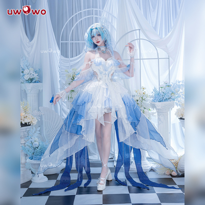 预售悠窝窝cosplay 鸣潮 守岸人 月潮星纱 cos 婚纱C服 花嫁