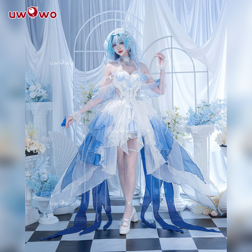 预售悠窝窝cosplay 鸣潮 守岸人 月潮星纱 cos 婚纱C服 花嫁