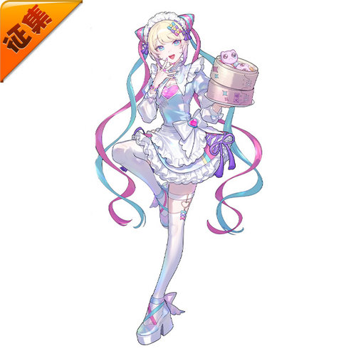 征集定金 悠窝窝cosplay主播女孩重度依赖 超天酱 中华女仆 C服